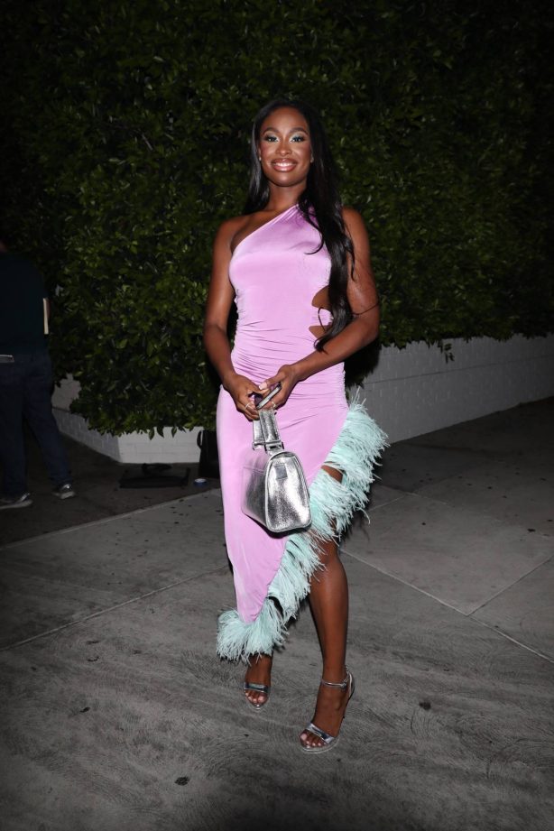 Coco Jones - Seen at Dwyane Wade's Hall of Fame Party in Hollywood