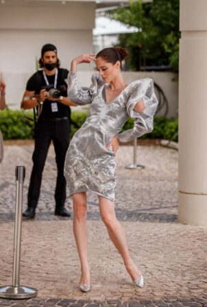 Coco Rocha - Leaves the Martinez Hotel during the 74th Cannes Film Festival