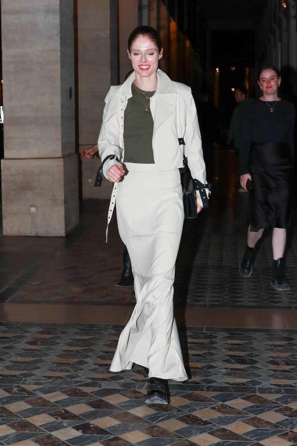 Coco Rocha - Seen at Hotel Costes during the Paris Fashion Week