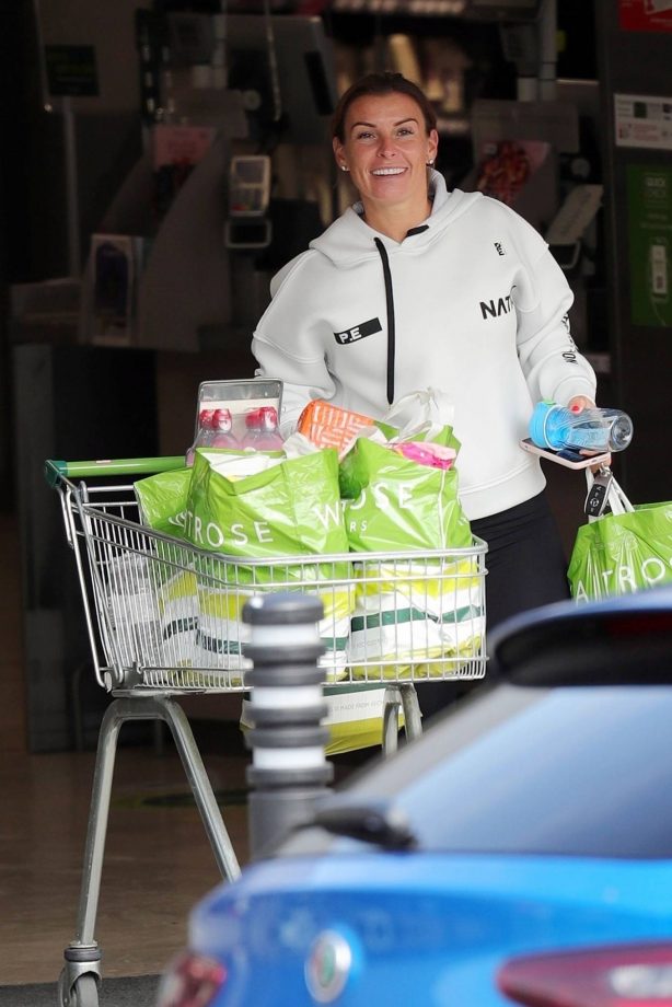 Coleen Rooney - Grocery Shopping at Waitrose supermarket in Cheshire