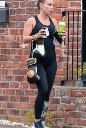 Coleen Rooney - Leaves her boxing session in Cheshire