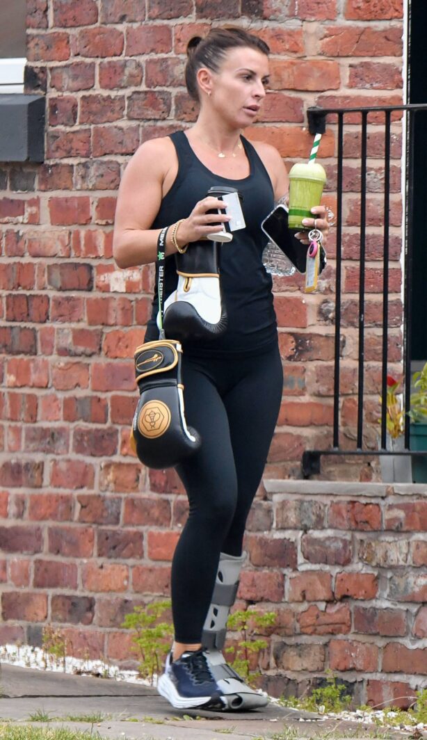 Coleen Rooney - Leaves her boxing session in Cheshire
