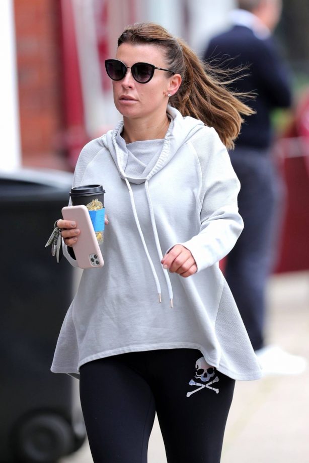 Coleen Rooney - Out for a morning coffee in Cheshire
