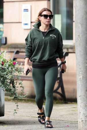 Coleen Rooney - Seen after gym in Alderley Edge Cheshire
