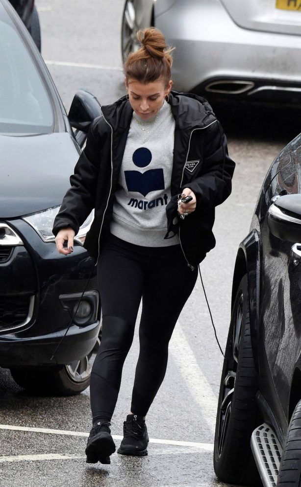 Coleen Rooney - Wears a £1,140 Prada jacket at Waitrose in Cheshire