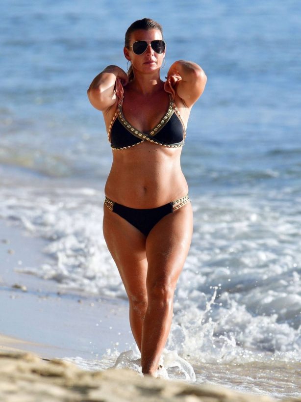 Coleen Rooney - Wears Bikini in Barbados