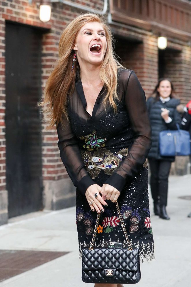 Connie Britton - Arriving at 'The Late Show with Stephen Colbert' in NYC