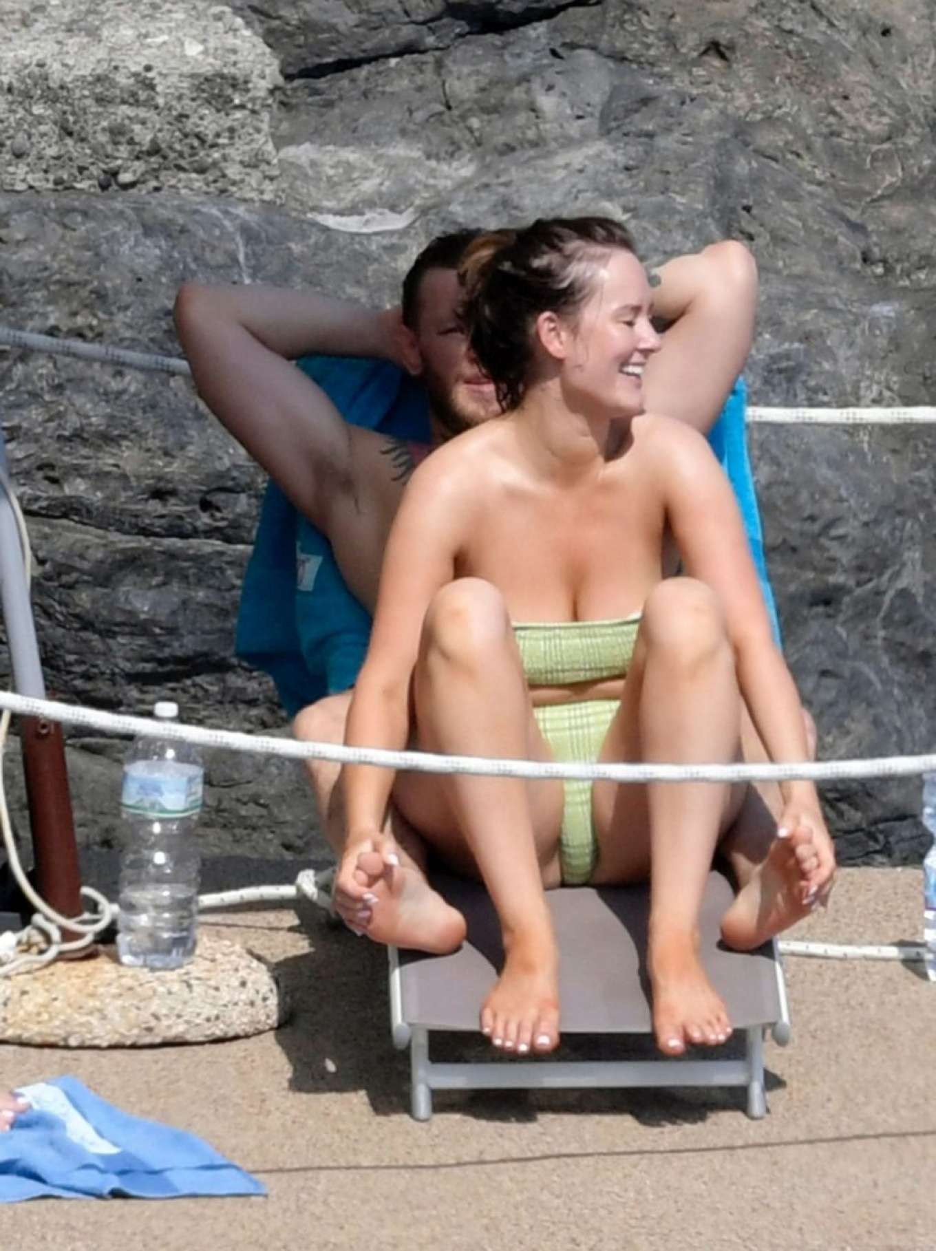 Conor McGregor and Dee Devlin - In bikini on a vacation on the Amalfi Coast...