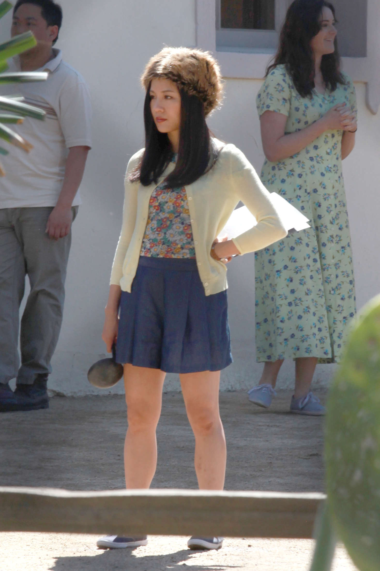 Constance Wu: On the set of Fresh Off The Boat -01 GotCeleb