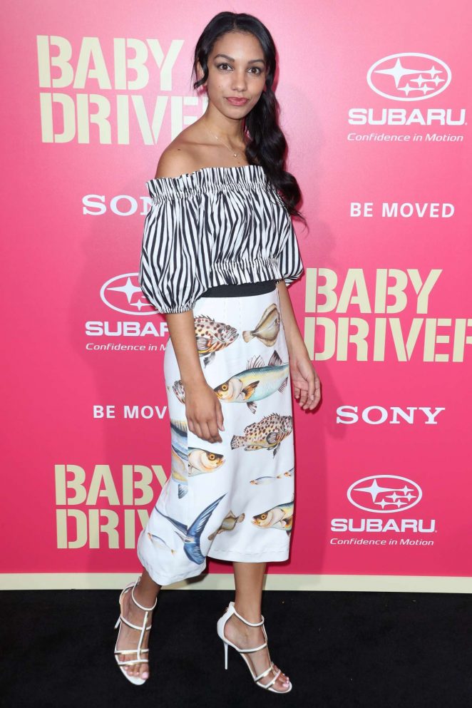 Corinne Foxx - 'Baby Driver' Premiere in Los Angeles