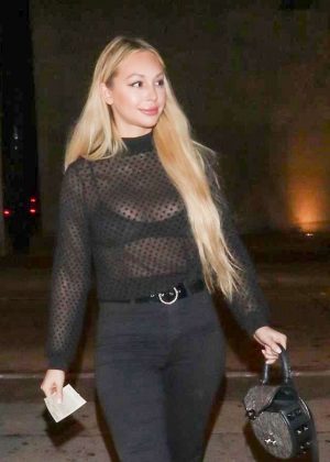 Corinne Olympios - Spotted at Craigs Restaurant in West Hollywood
