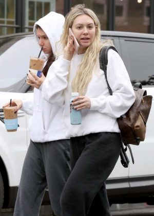 Corinne Olympios - With a friend in West Hollywood