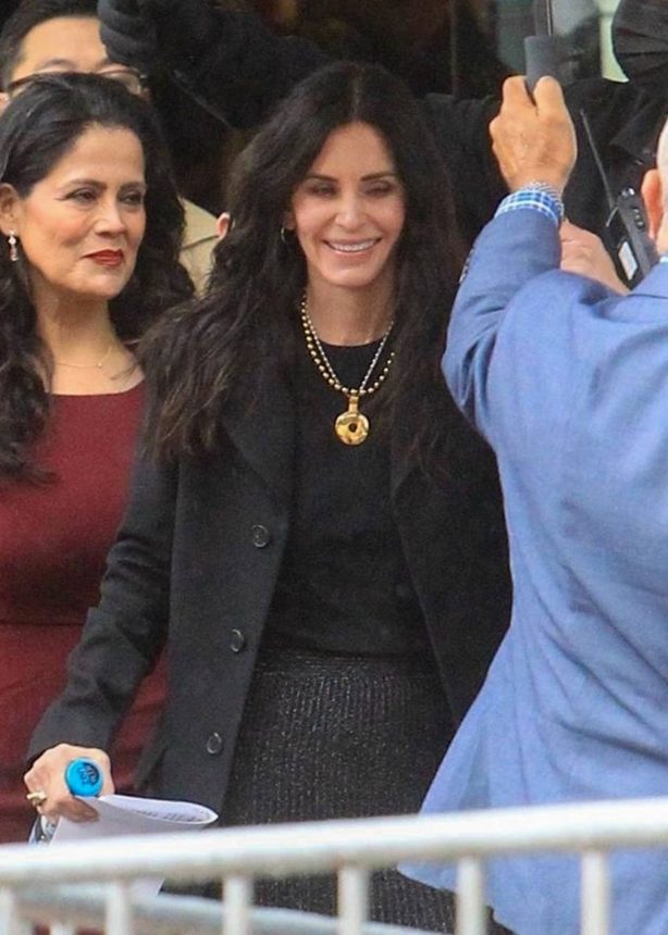 Courteney Cox - Arriving at her Hollywood Walk of Fame Star ceremony in Hollywood