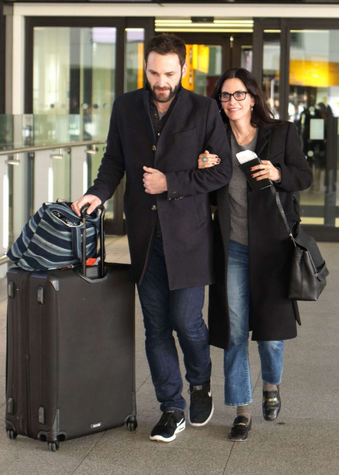 Courteney Cox at LAX Airport in Los Angeles