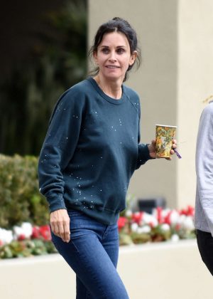 Courteney Cox - Christmas Shopping in Beverly Hills
