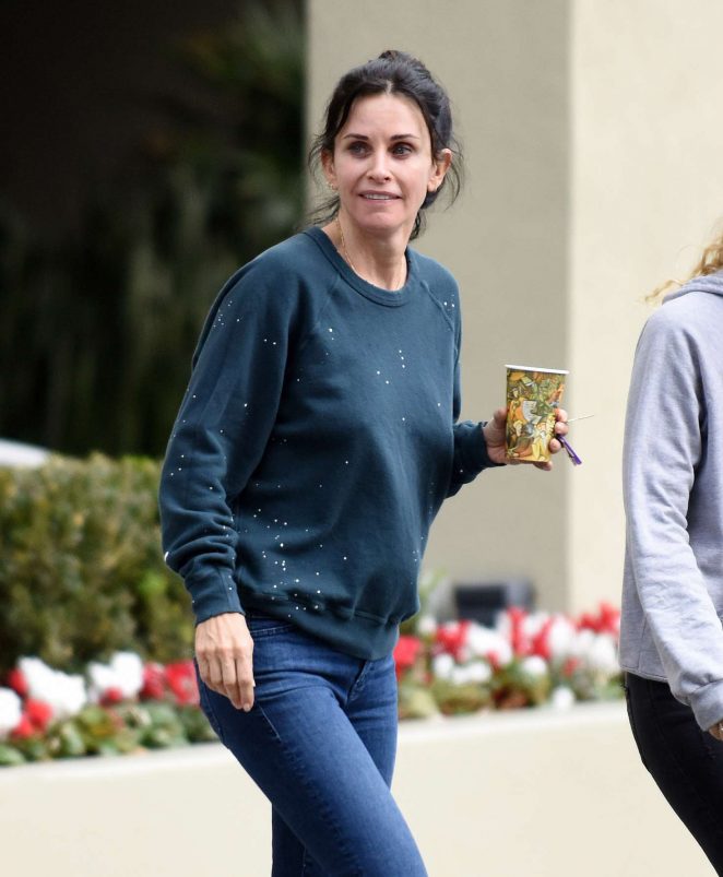 Courteney Cox - Christmas Shopping in Beverly Hills