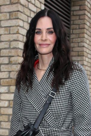 Courteney Cox - Leaving the John Bishop show at Riverside studio's in West London