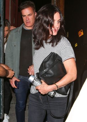 Courteney Cox - Night Out in Beverly Hills