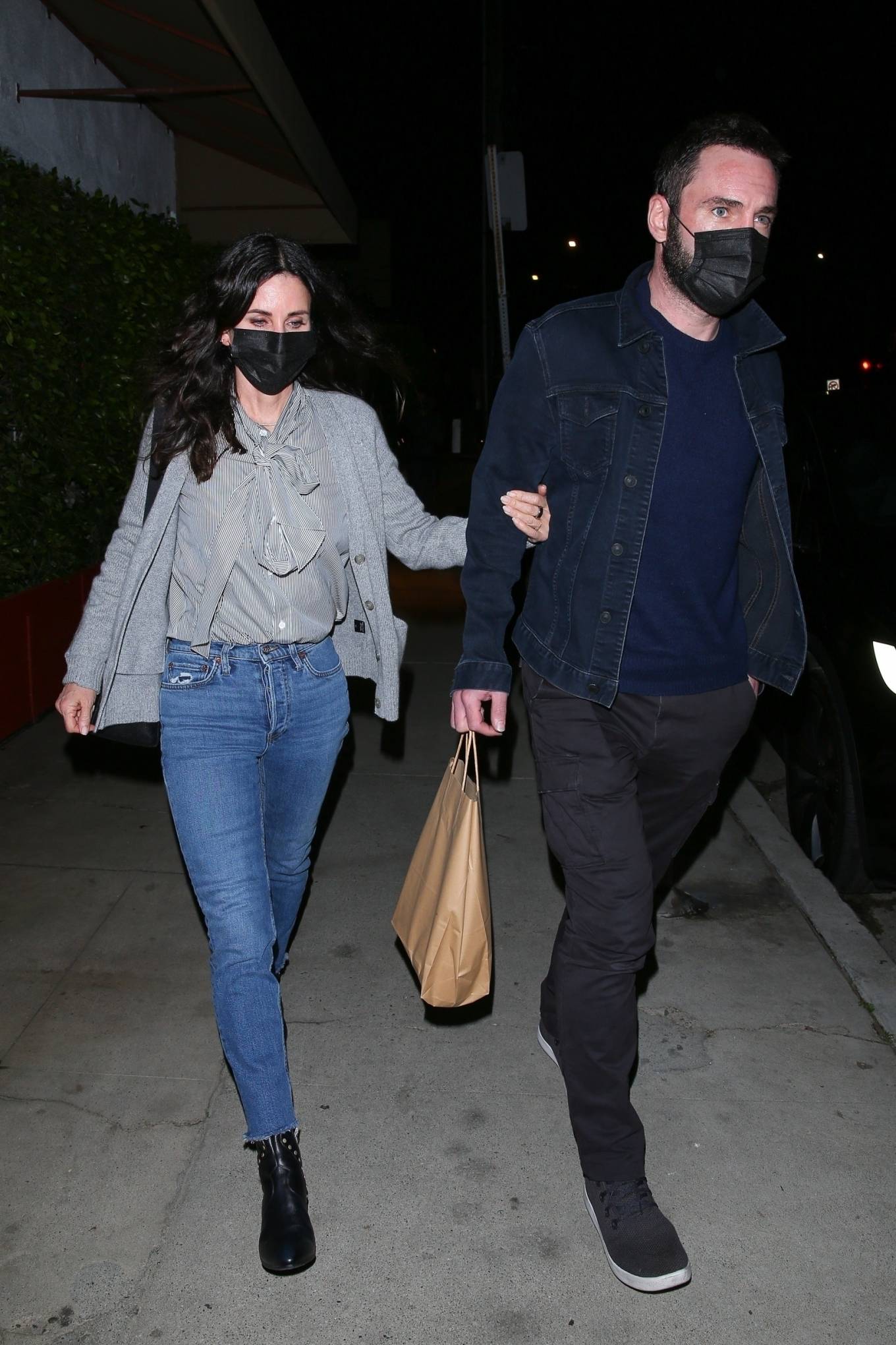 Courteney Cox - Night out to dinner in Santa Monica