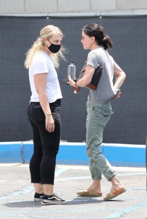Courteney Cox - Out for a Yoga Class in Santa Monica