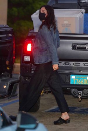 Courteney Cox - Out for dinner at Nobu in Malibu