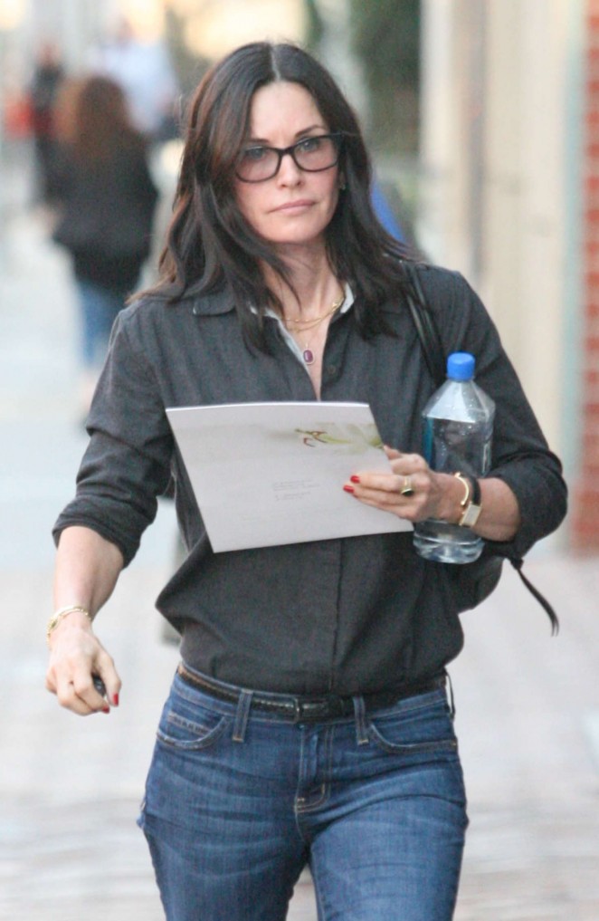 Courteney Cox out in Beverly Hills