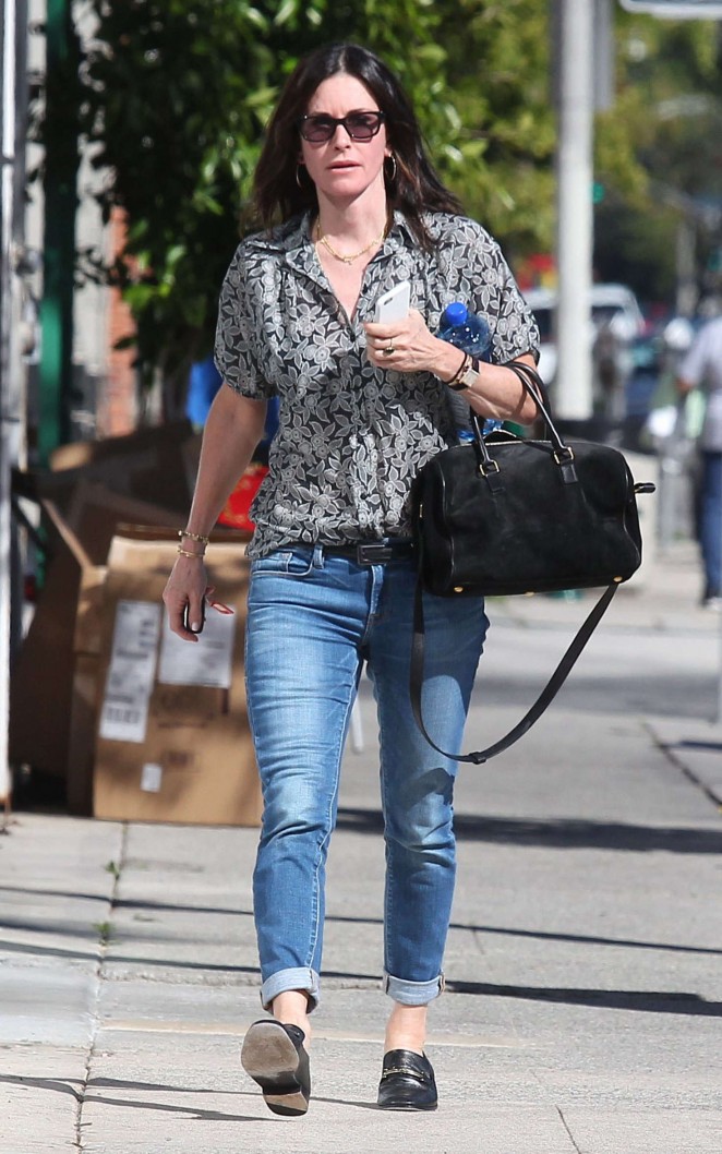 Courteney Cox Out in West Hollywood