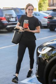 Courteney Cox - Seen as she departed a spa in Beverly Hills