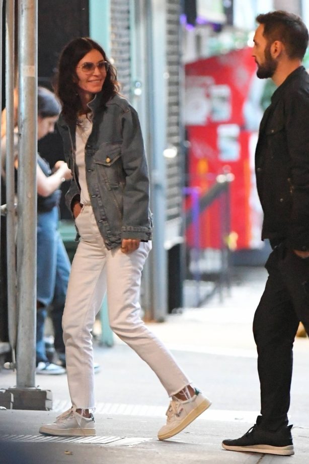 Courteney Cox - Spotted at Pylos reataurant in East Village