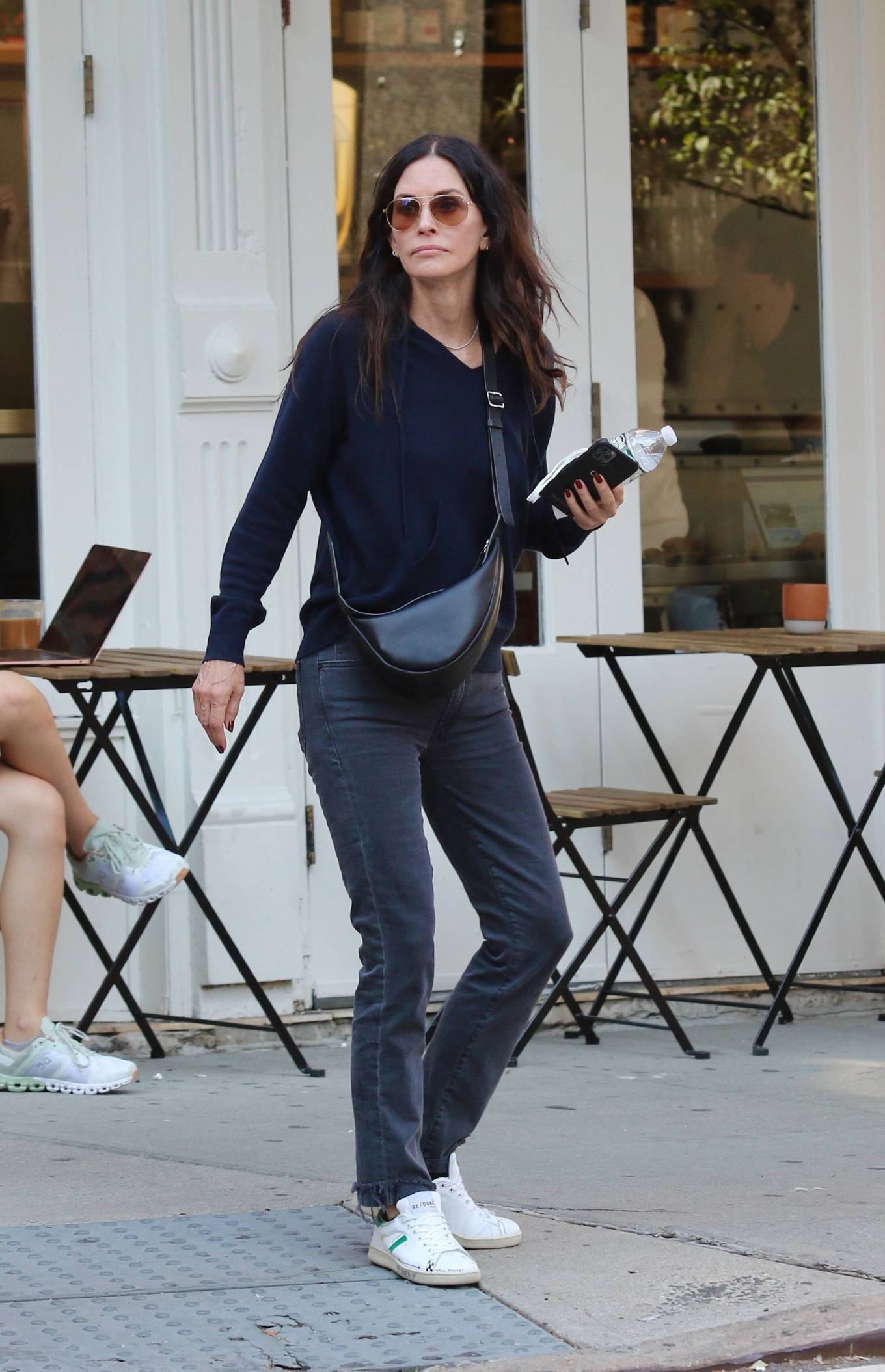 Courteney Cox 2021 : Courteney Cox – Steps out for lunch with friends in New York City-05