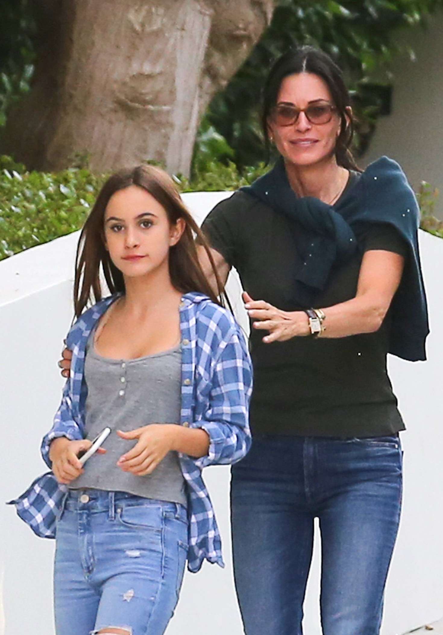 Courteney Cox With Daughter Coco Arquette in Los Angeles ...