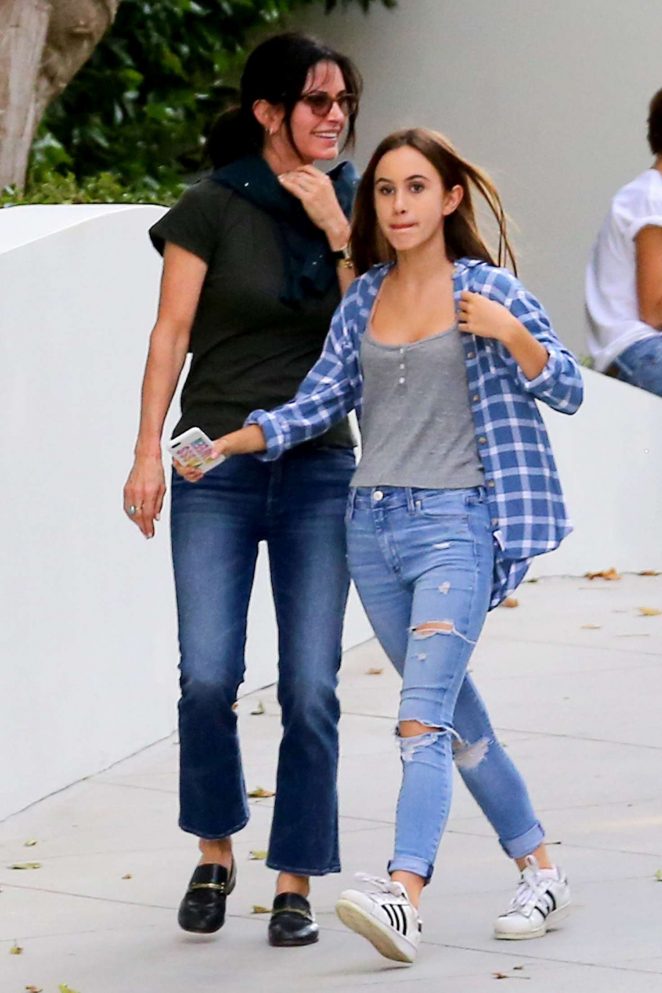 Courteney Cox With Daughter Coco Arquette in Los Angeles