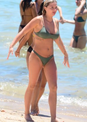 Courtney Cole in Bikini on the beach in Mosman