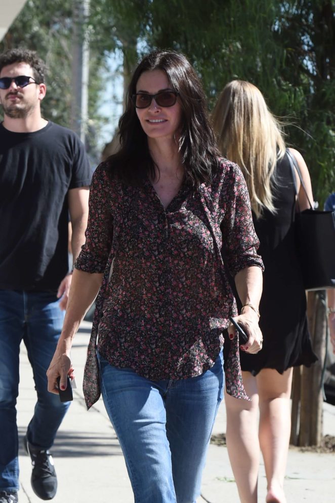Courtney Cox out in West Hollywood