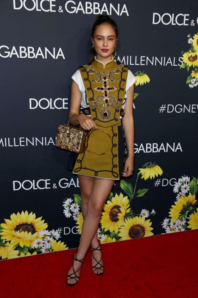 Courtney Eaton at Dolce and Gabbana Store Party in Los Angeles
