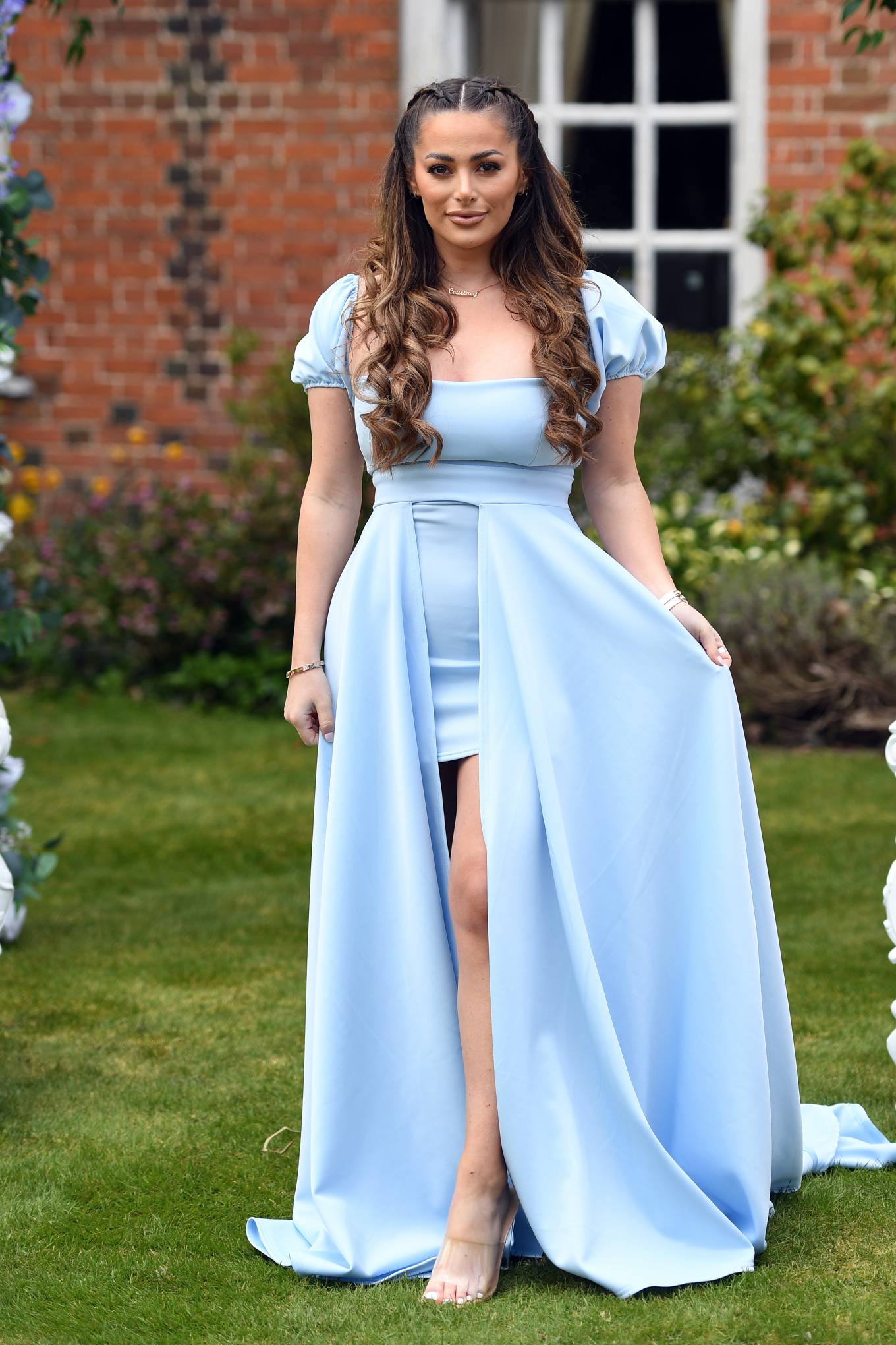 Courtney Green 2021 : Courtney Green – The Only Way is Essex TV Show filming – Bridgerton Special in Essex-03