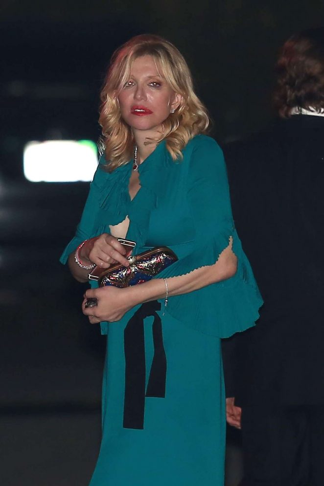 Courtney Love at Katy Perry Halloween Party in Hollywood