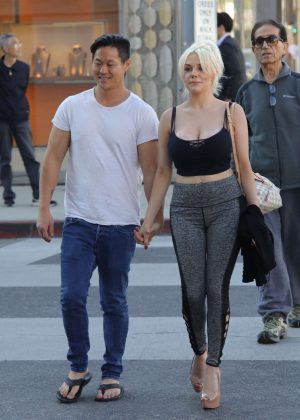 Courtney Stodden and Chris Sheng out in Beverly Hills