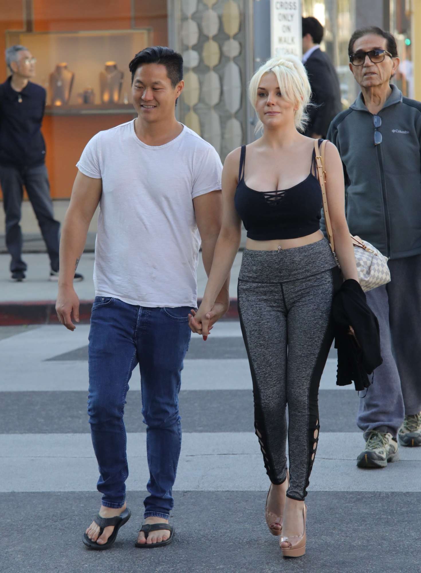 Courtney Stodden and Chris Sheng out in Beverly Hills