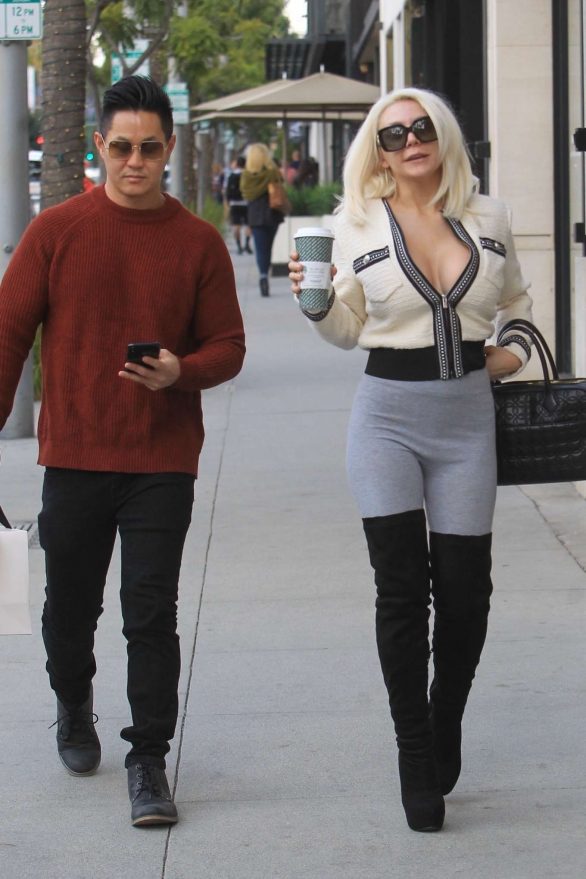 Courtney Stodden and her boyfriend Chris Sheng - Out in Beverly Hills