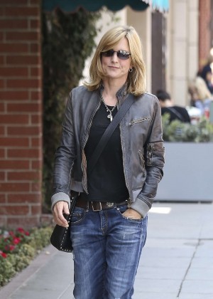 Courtney Thorne-Smith in Jeans out in Beverly Hills