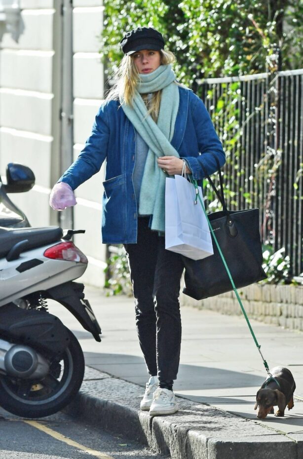 Cressida Bonas - Out for a walk in London