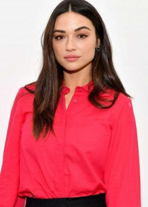 Crystal Reed - Noon By Noor Fashion Show in NYC