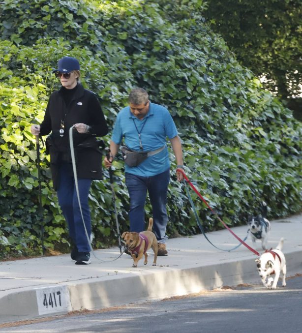 Cybill Shepherd - Seen while on a dog walk in Los Angeles