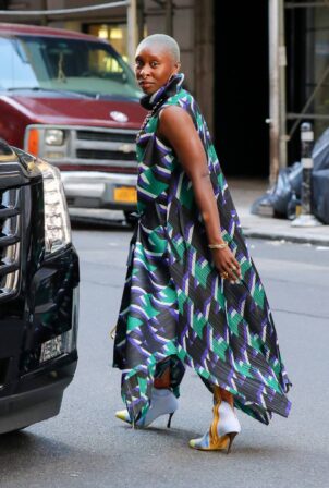 Cynthia Erivo - out and about in New York