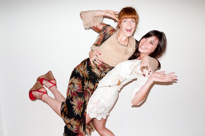 Daisy Lowe and Florence Welch - Terry Richardson photoshoot 2013