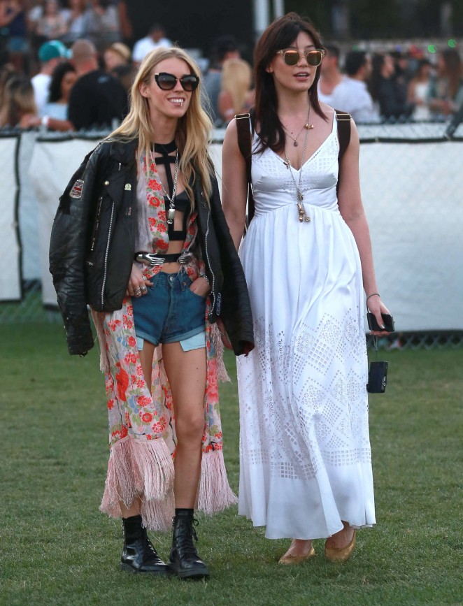 Daisy Lowe - Coachella Valley Music and Arts Festival Day 3 in Indio