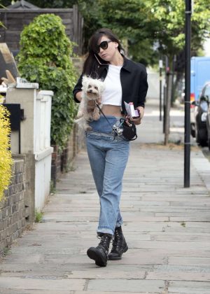 Daisy Lowe in Jeans - Out in London