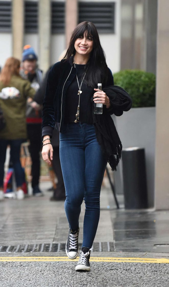 Daisy Lowe in Skinny Jeans out in Birmigham