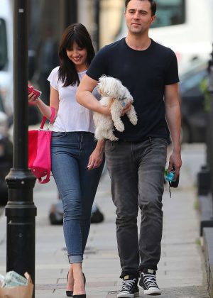 Daisy Lowe out and about in London